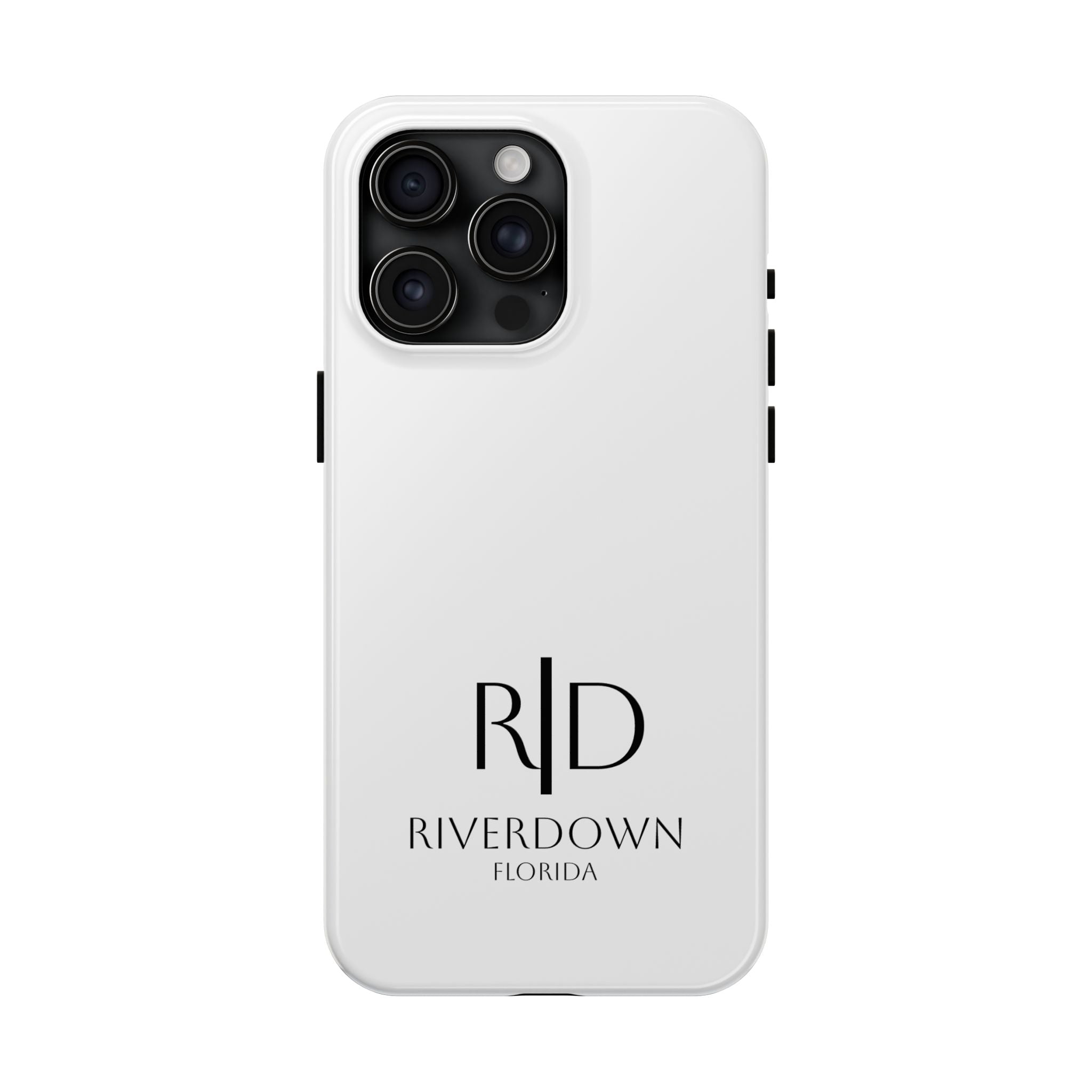 924 - Phone Case White Cap Riverdown Florida Tough Phone Case – Slim Protective iPhone Cover with R|D Logo