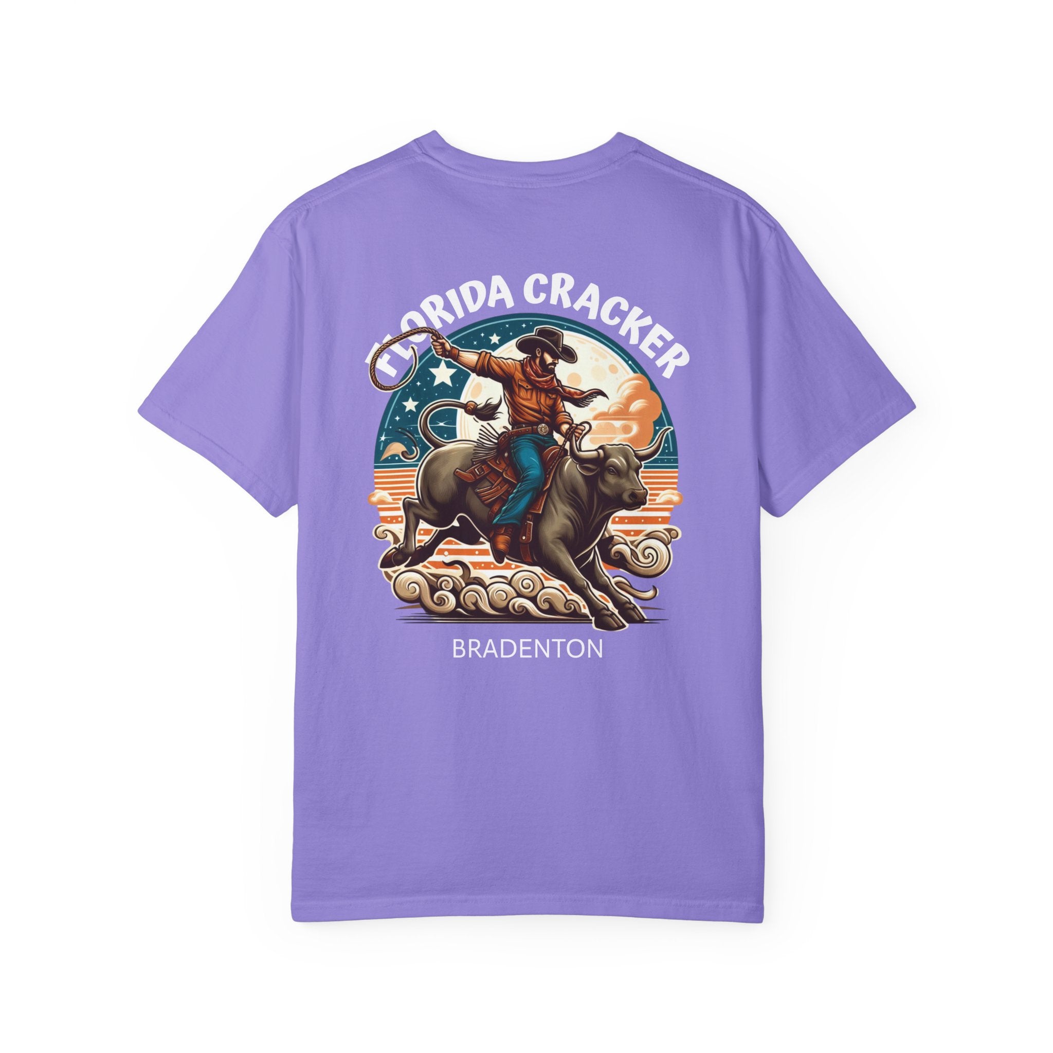 10 - Tee Multi Colors Florida Cracker -  Minimalist Initials T-Shirt