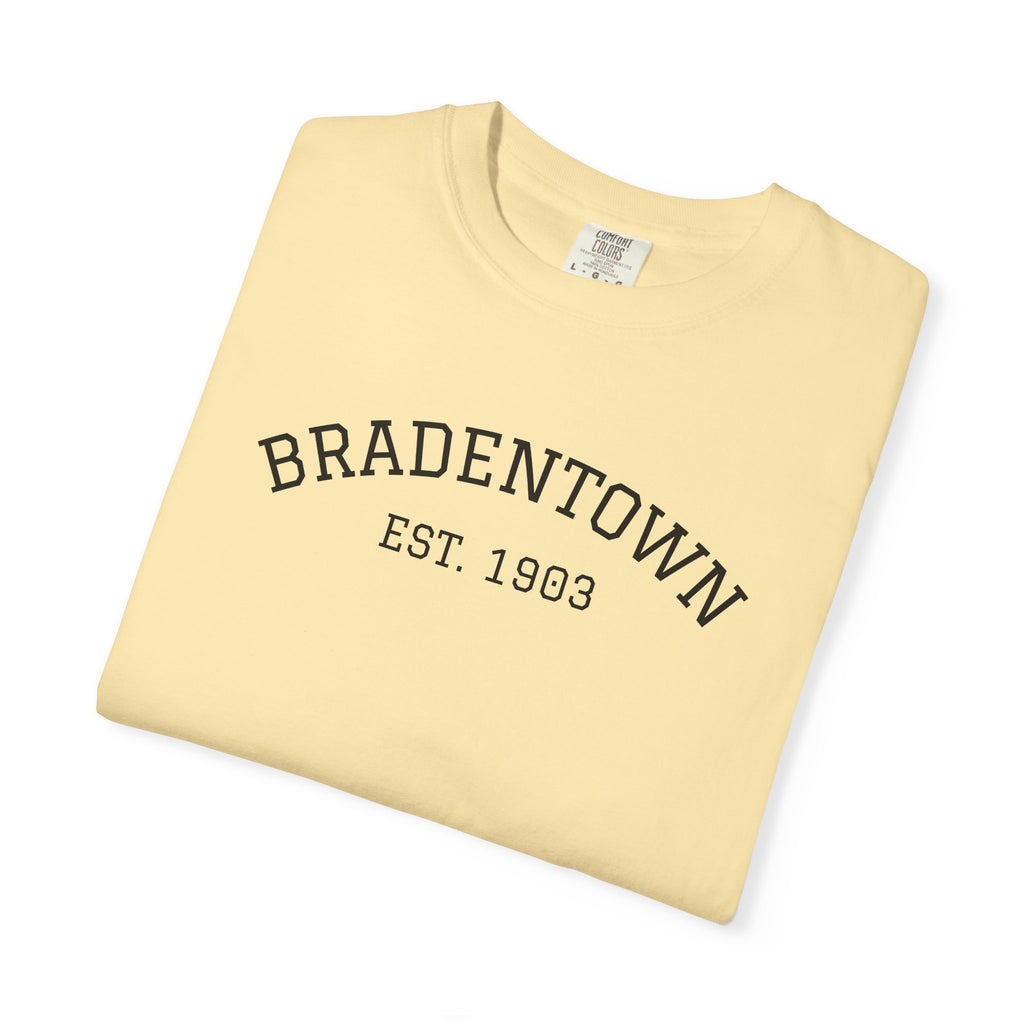 101 -  Tee Multi Colors Bradentown Classic Tee — Minimalist Initials T-Shirt