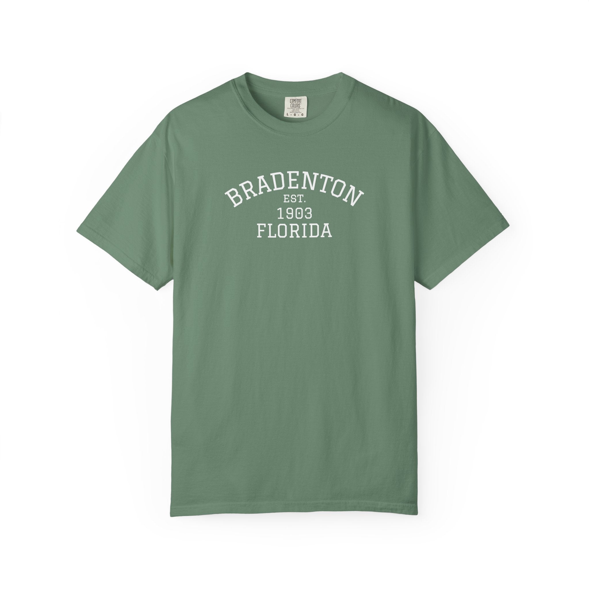 10 - Tee Multi Colors Florida Cracker -  Minimalist Initials T-Shirt