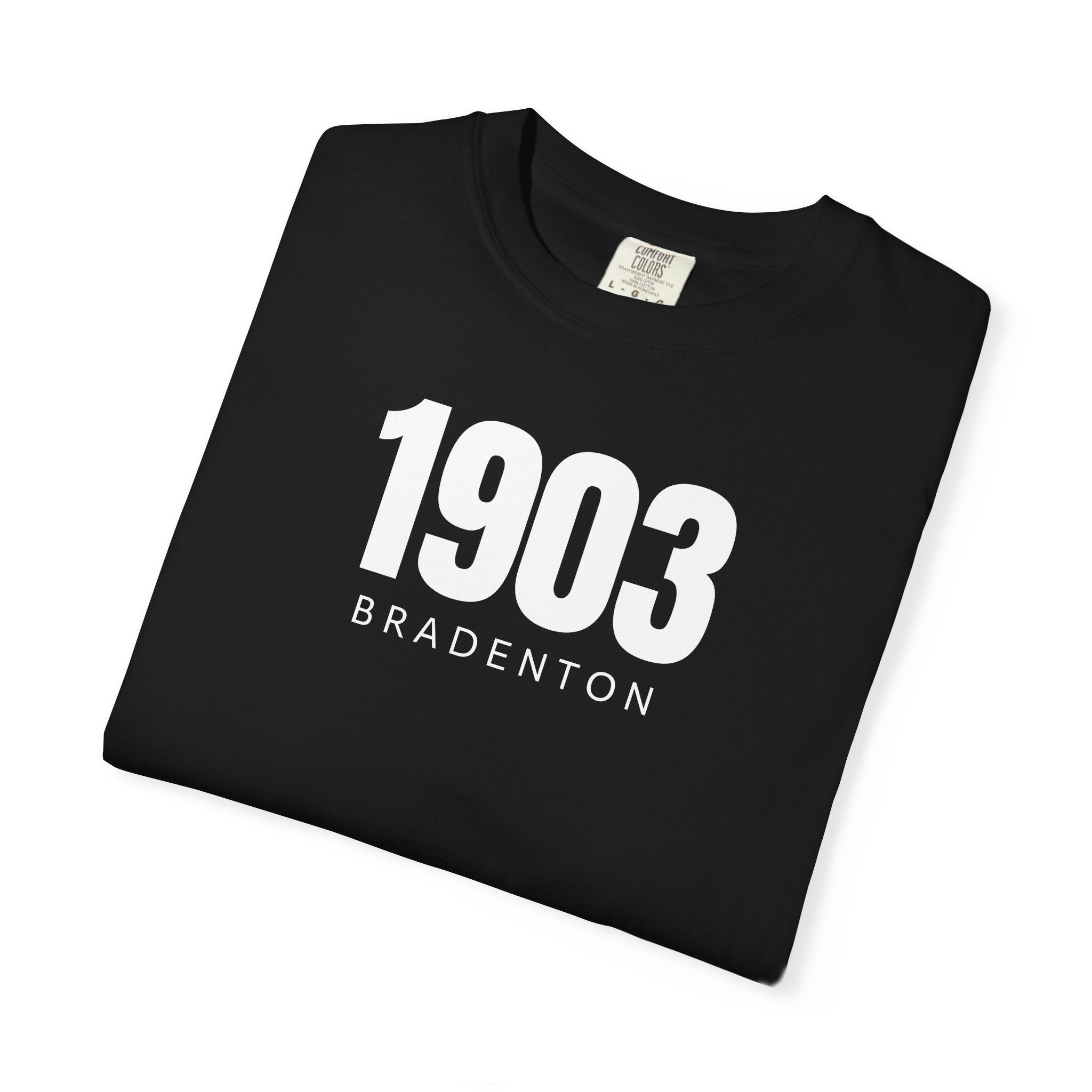 101 - Tee Multi Colors Bradenton 1903 Classic Tee — Minimalist Initials T-Shirt