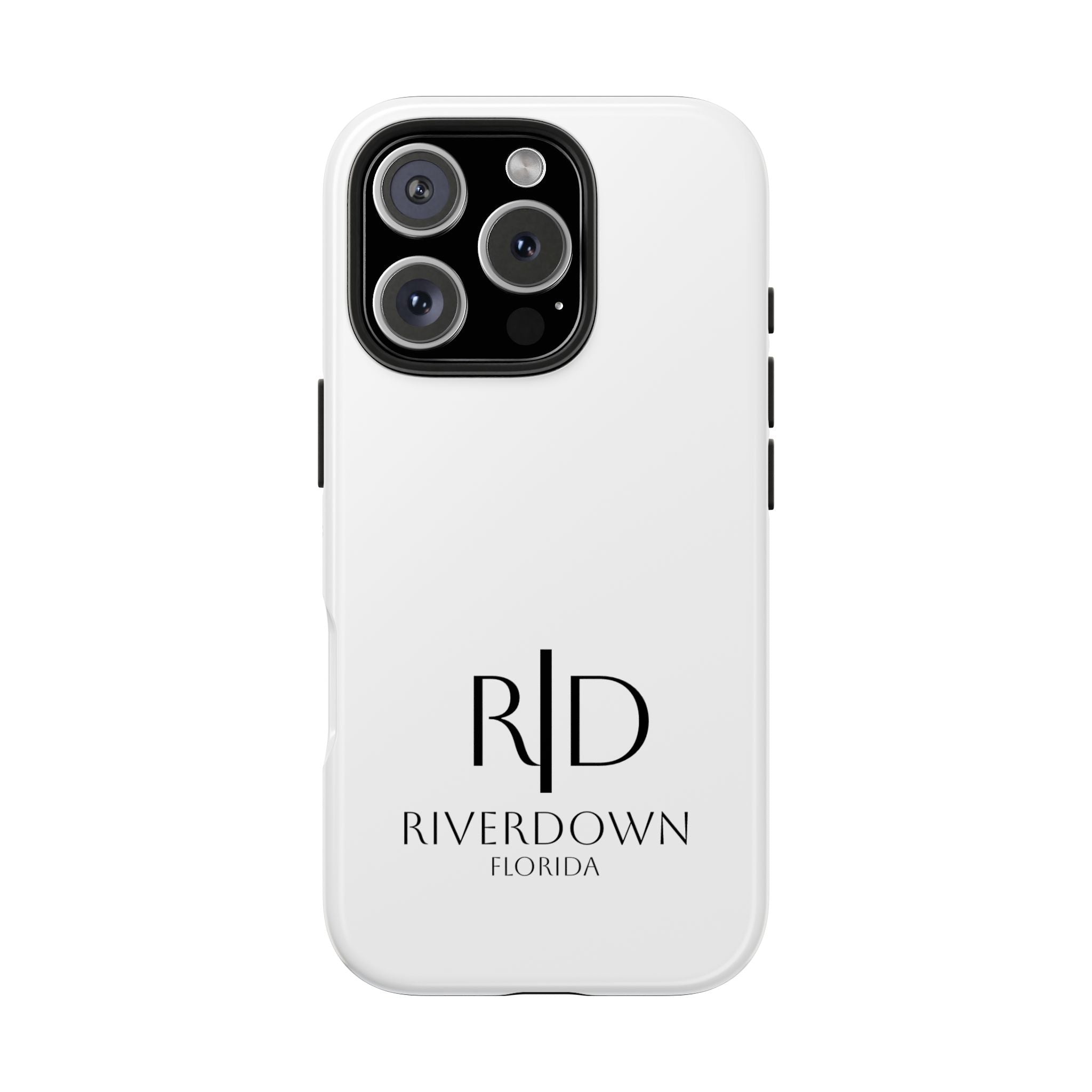 924 - Phone Case White Cap Riverdown Florida Tough Phone Case – Slim Protective iPhone Cover with R|D Logo