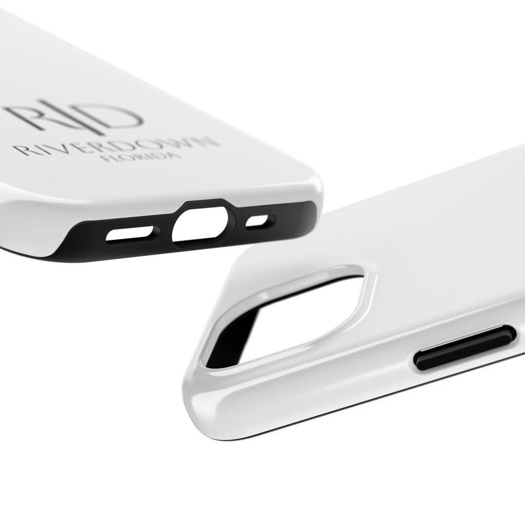924 - Phone Case White Cap Riverdown Florida Tough Phone Case – Slim Protective iPhone Cover with R|D Logo
