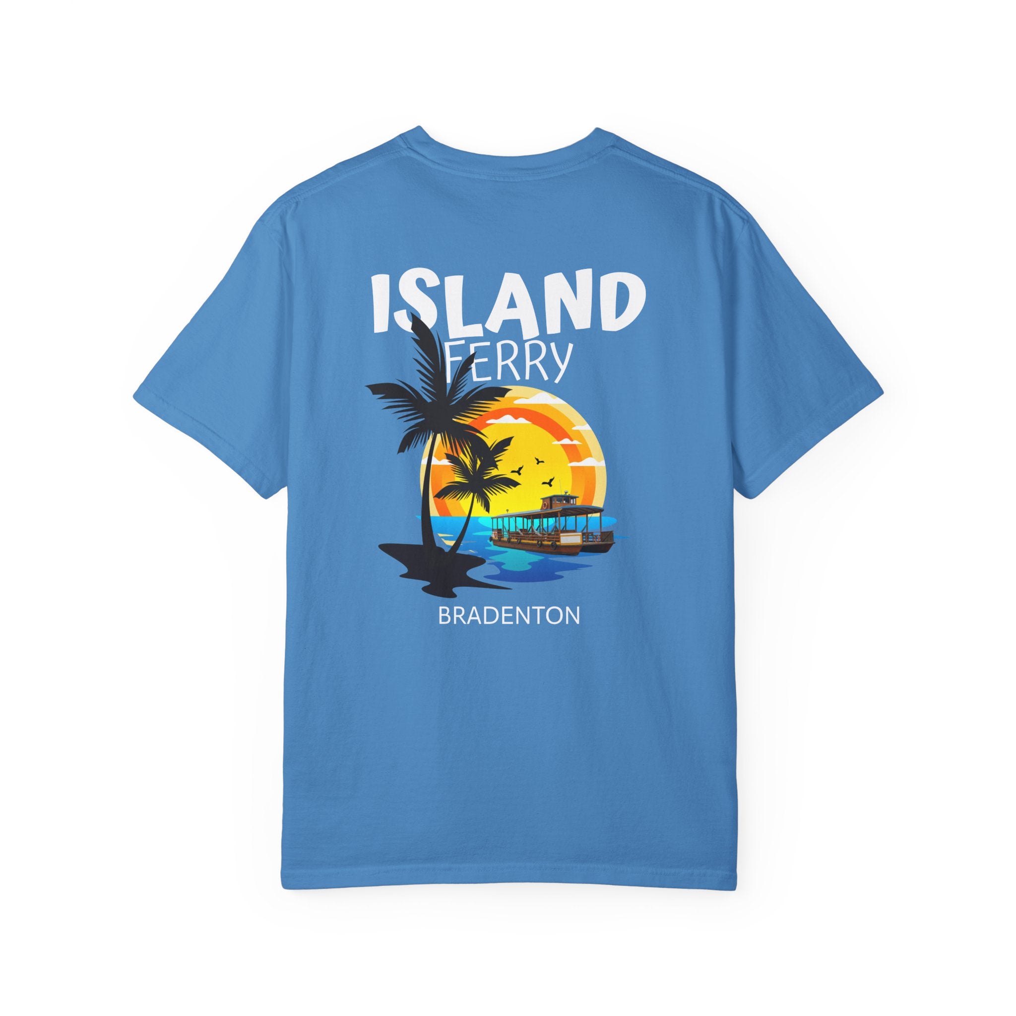 10 - Tee Multi Colors Island Ferry -  Minimalist Initials T-Shirt