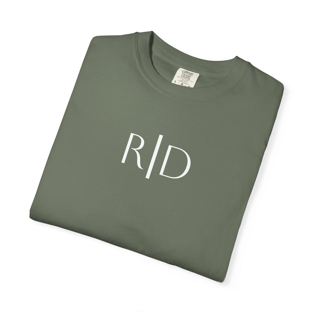 101 -  Tee Multi Colors Monogram R|D River Down Shop Classic Tee — Minimalist Initials T-Shirt