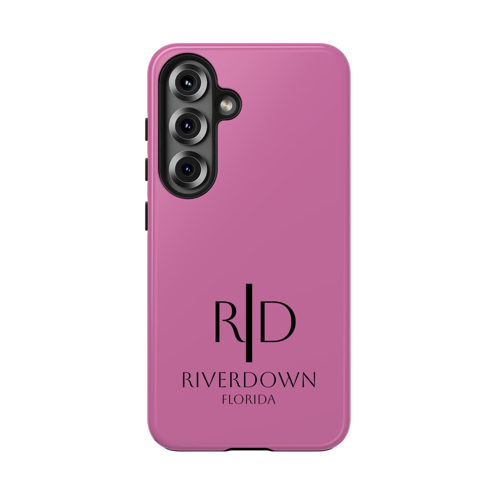 924 - Phone Case Pink Peddle — Durable Protective Phone Cover with Monogram Logo