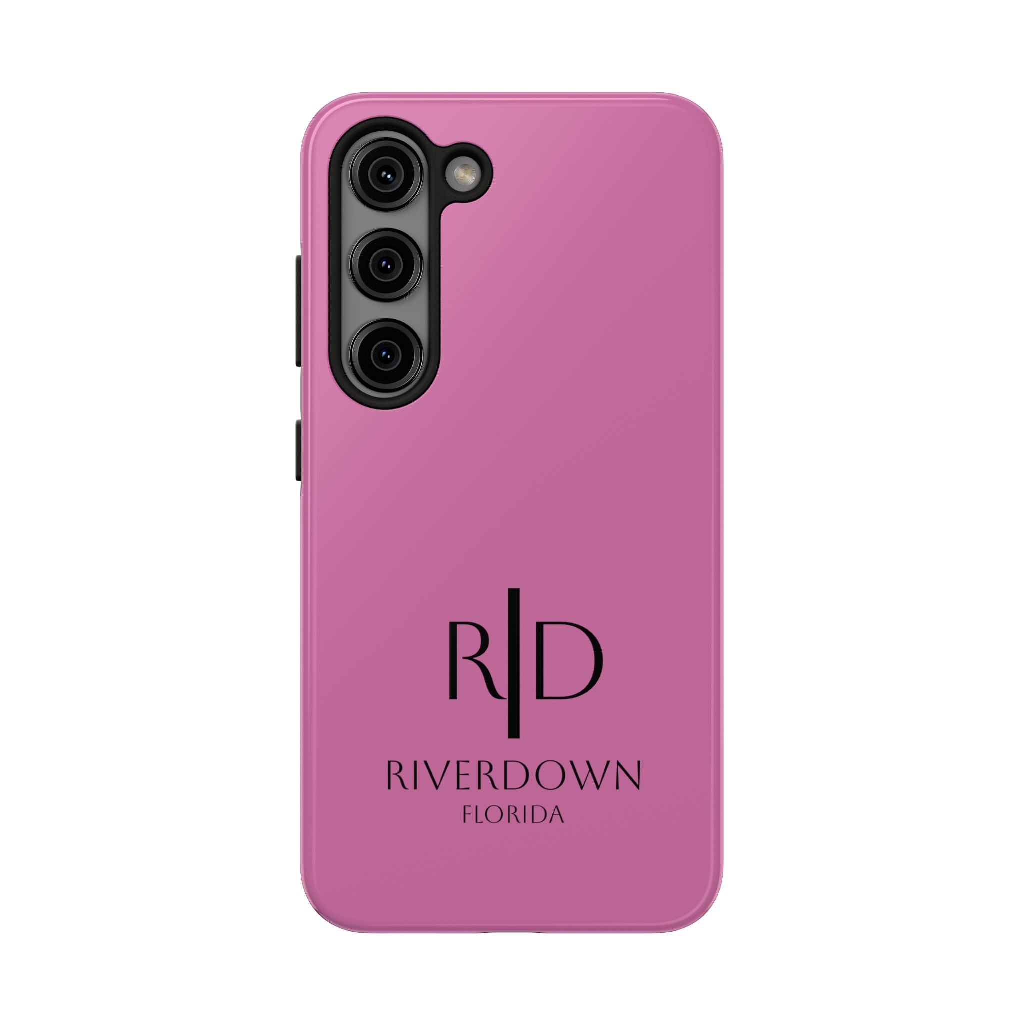 924 - Phone Case Pink Peddle — Durable Protective Phone Cover with Monogram Logo