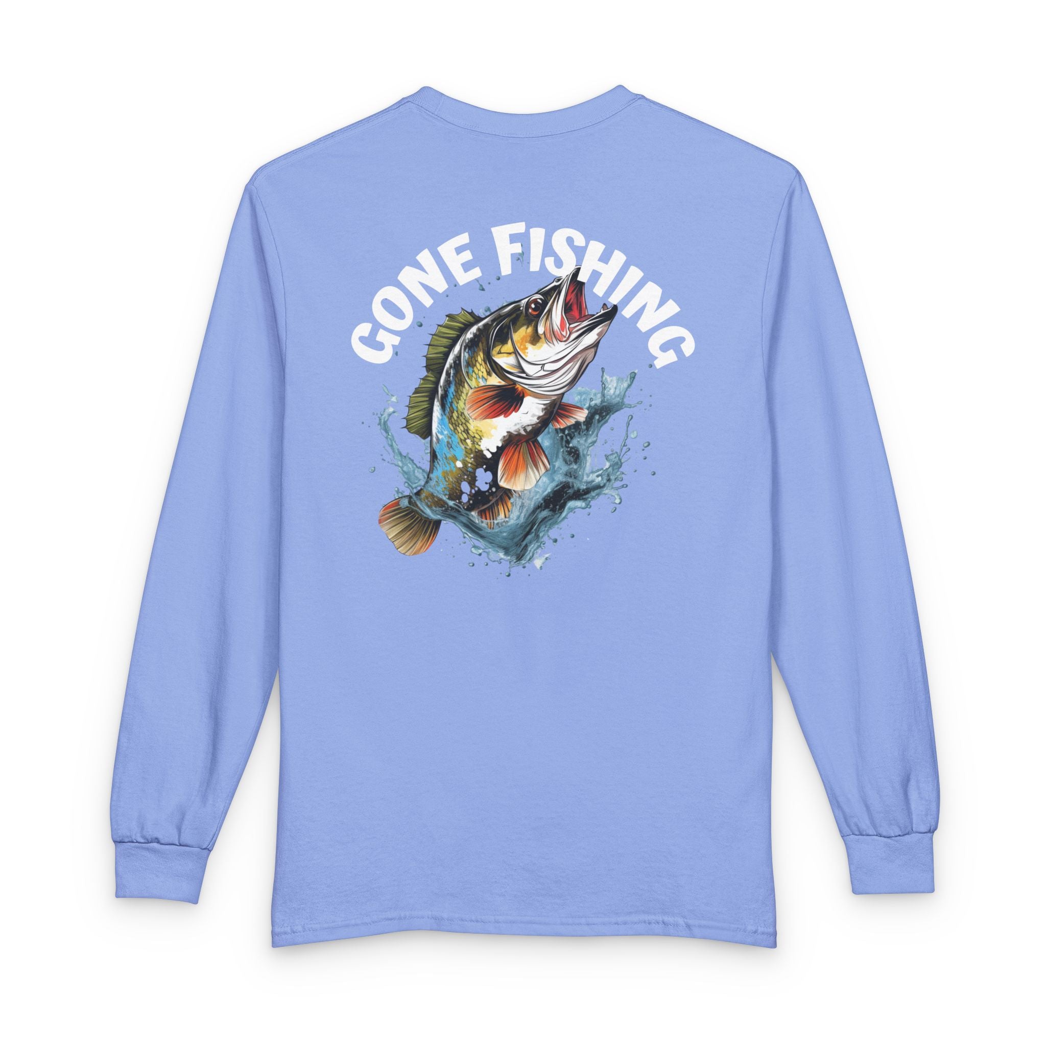 2 - Gone Fishing Long Sleeve Shirt — Riverdown Bass Graphic
