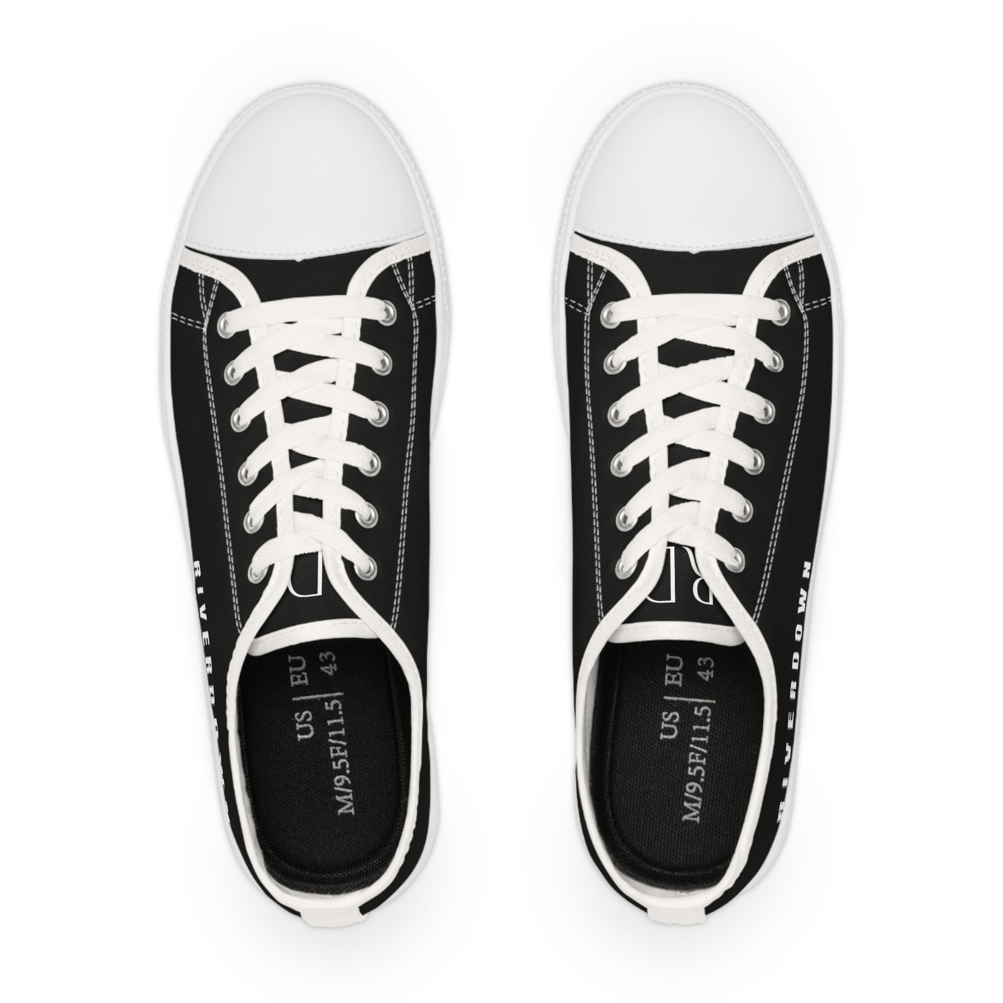 81 - Men's Night Low-Top Sneakers — Casual Canvas Trainers