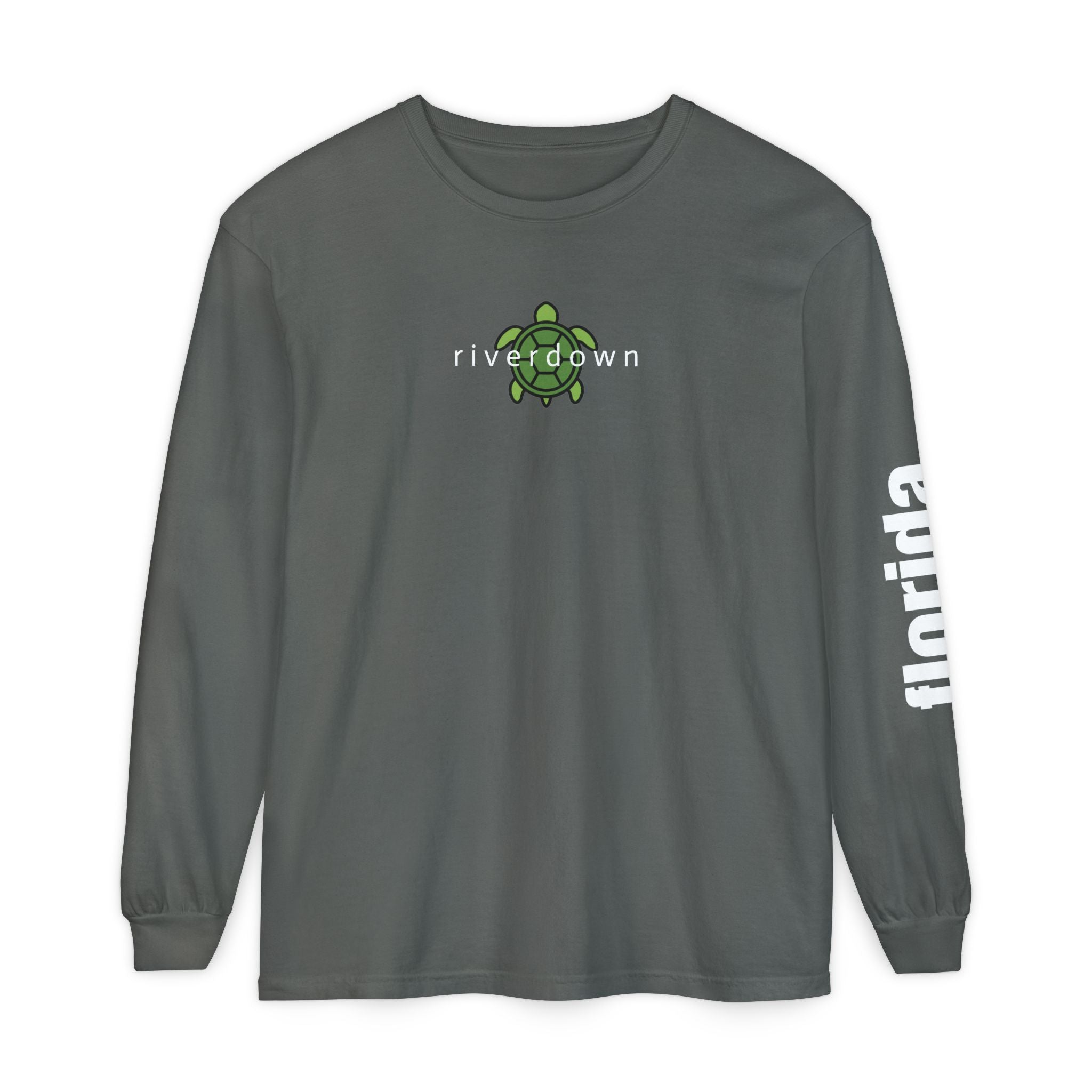 2 - Long Sleeve Tee Multi Colors Sea Turtle — Florida Sleeve Graphic