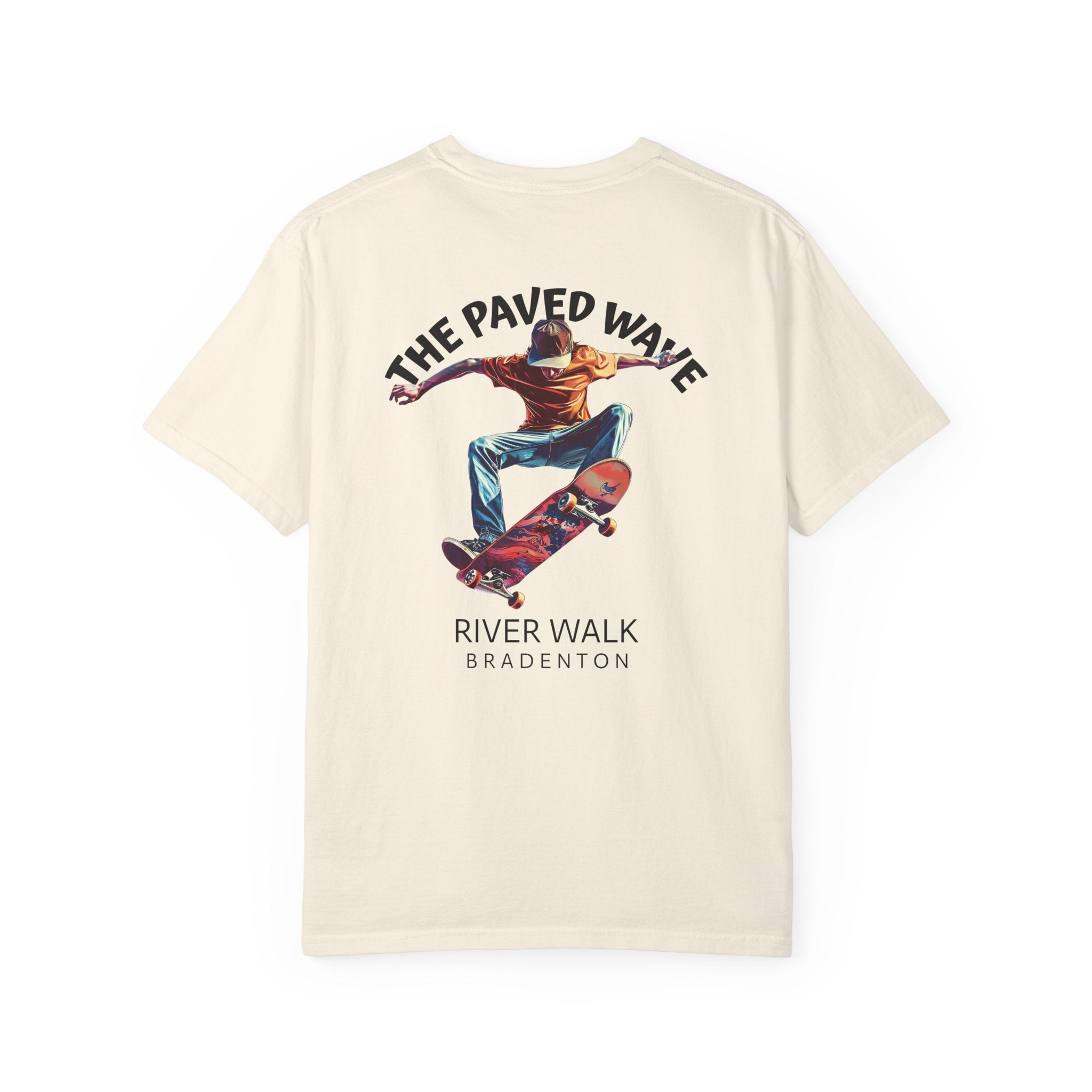 10 - Tee Multi Colors Paved Wave -  Minimalist Initials T-Shirt