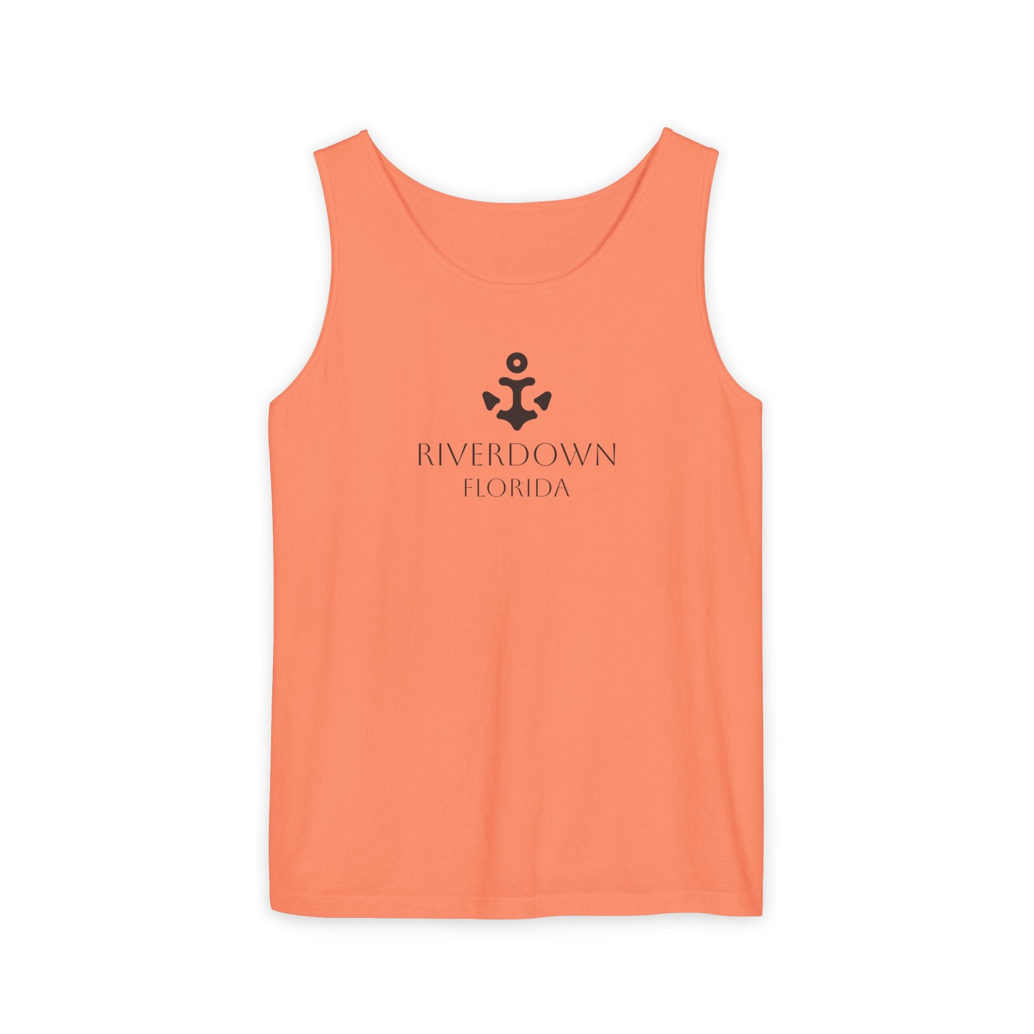 14 - Tank Top Multi Colors Coral Minimalist 'R|D' Monogram Tank Top — Lightweight Casual Summer Tee