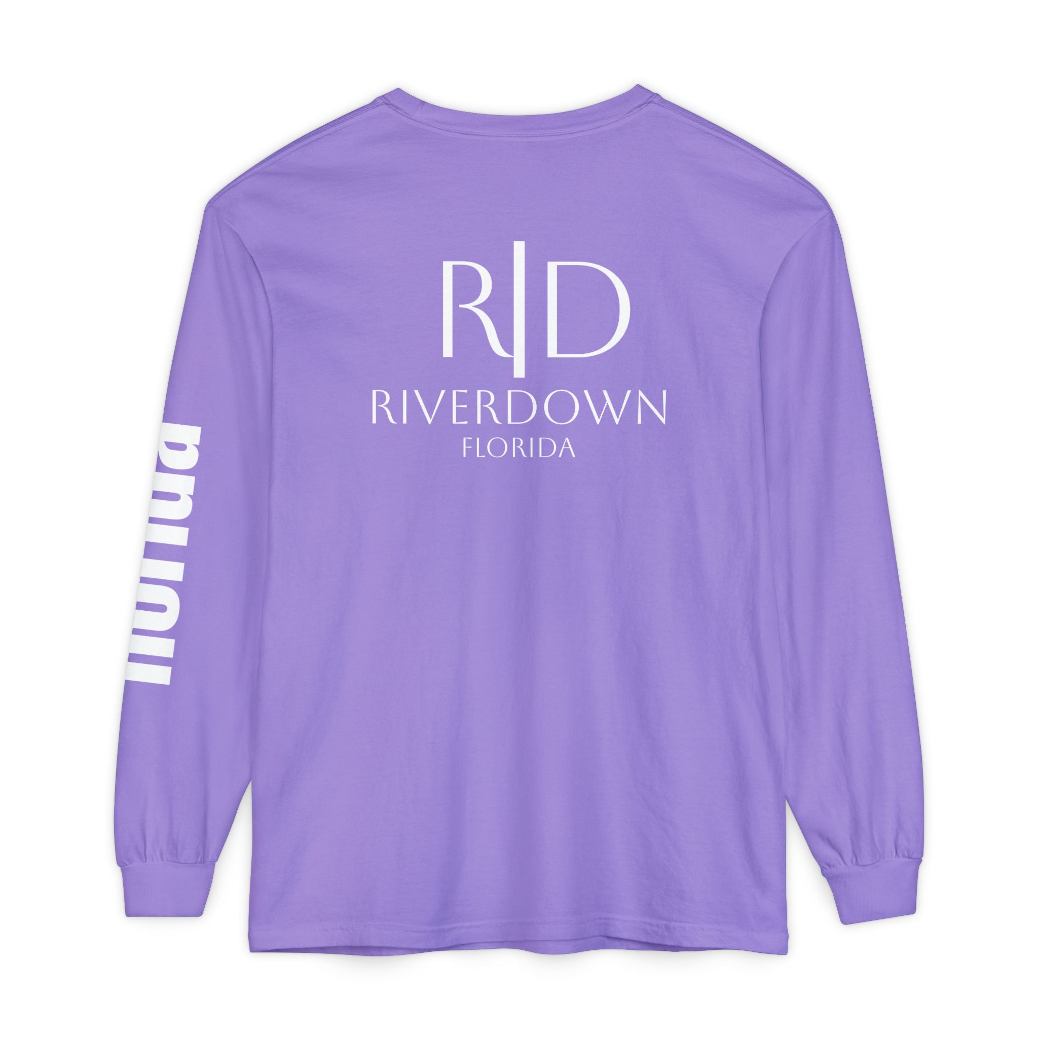 2 - Long Sleeve Tee Multi Colors 'R|D' — Florida Sleeve Graphic