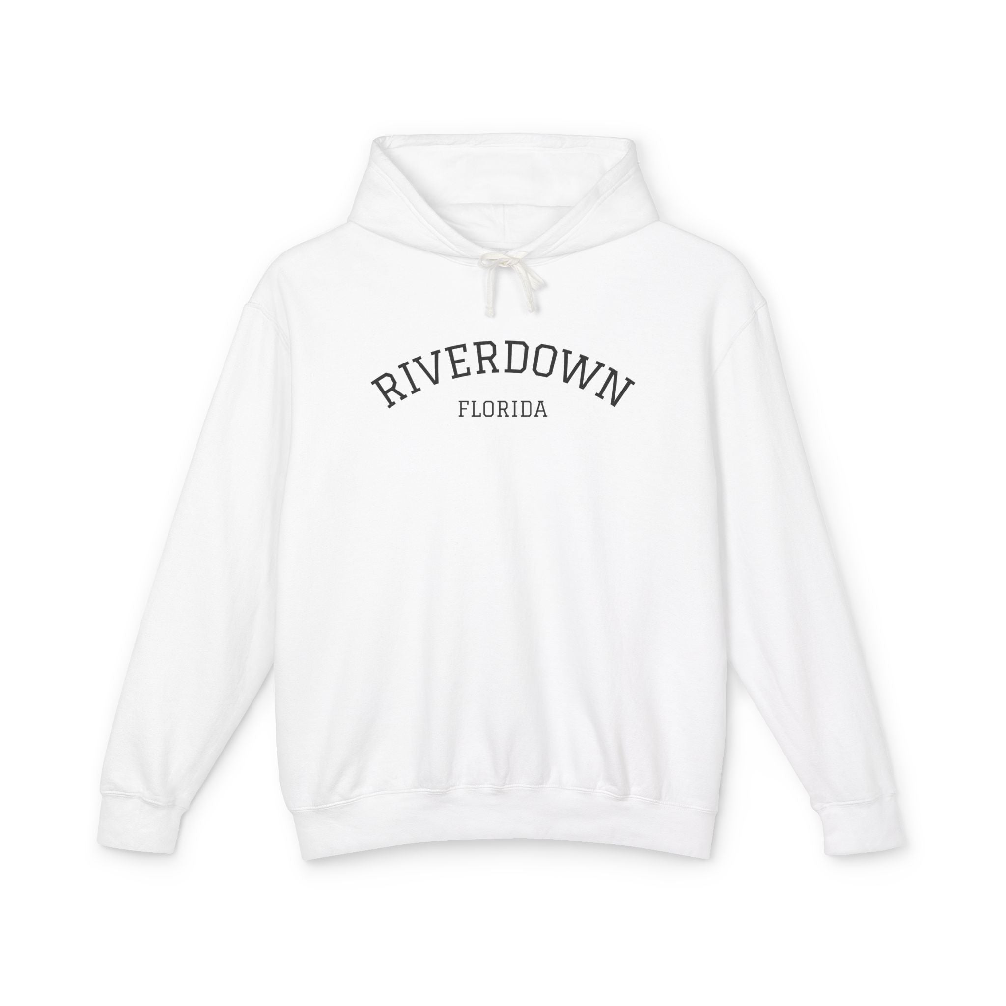 4 - Hoodie Multi Colors Collegiate Logo Hoodie — Lightweight Pastel Blue Sweatshirt