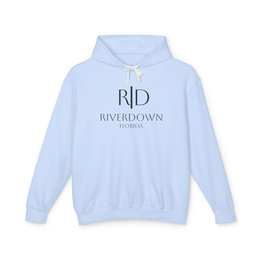 4 - Hoodie Multi Colors Coastal Logo Hoodie — Lightweight Pastel Blue Sweatshirt