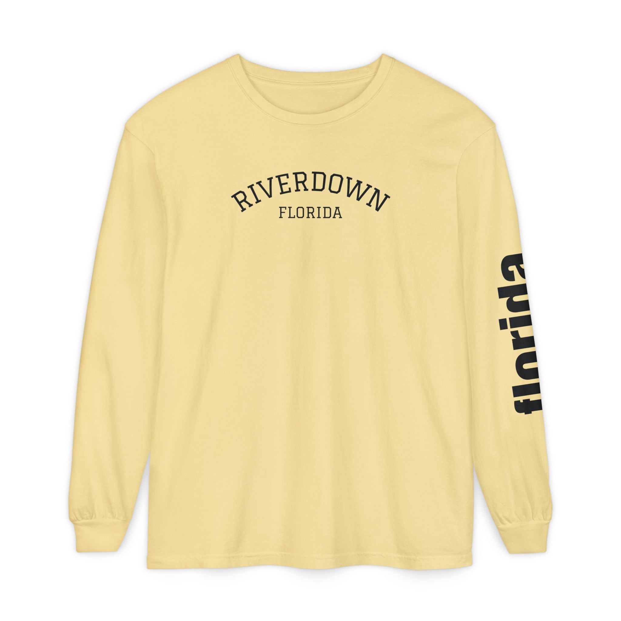 2 - Long Sleeve Tee Multi Colors 'R|D' — Florida Sleeve Graphic
