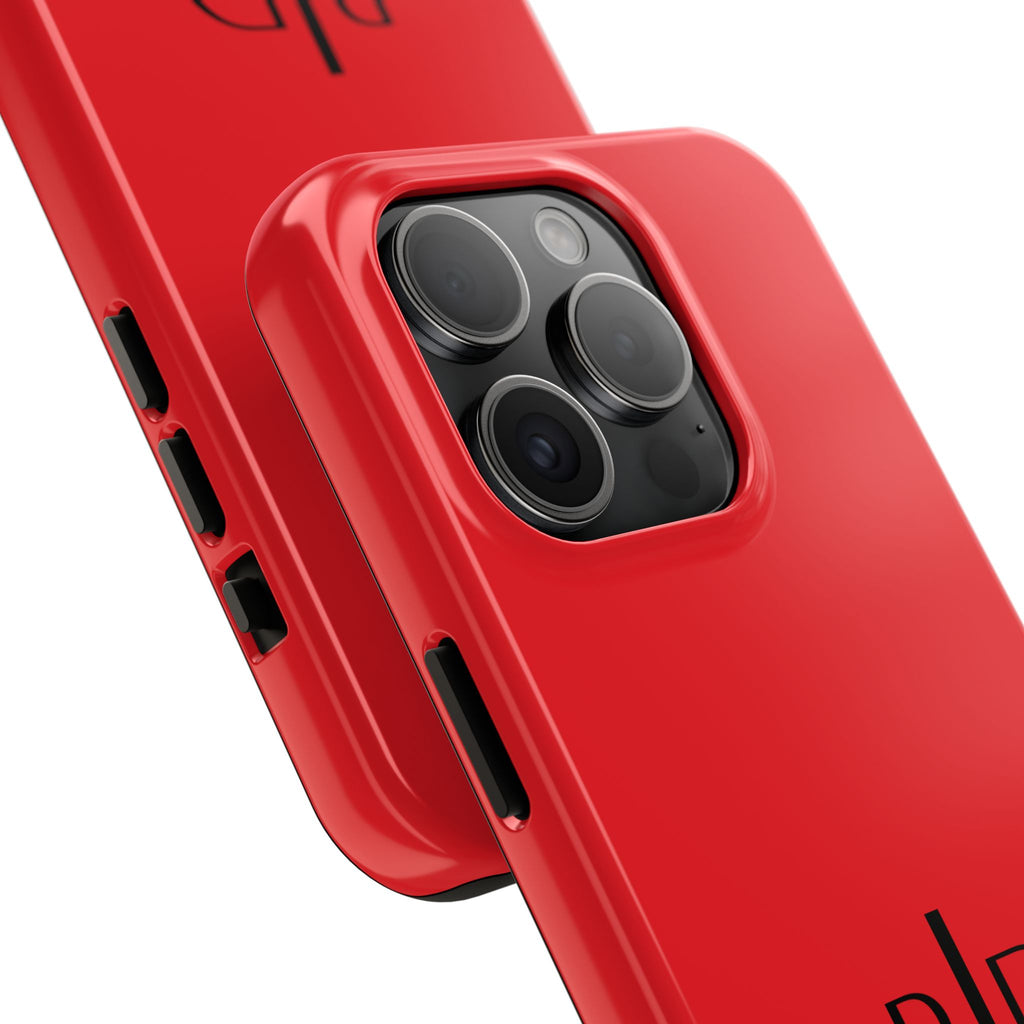 924 - Phone Case Red Berry — Durable Protective Phone Cover with Monogram Logo